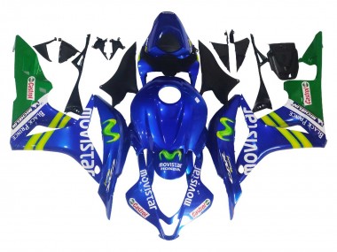 Carénages Moto Honda CBR600RR 2007-2008 - Bleu Vert MoviStar Castrol Vendre