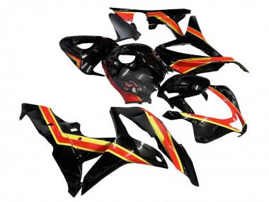 Carénages Moto Honda CBR600RR 2007-2008 - Rouge Or Noir Brillant Vendre