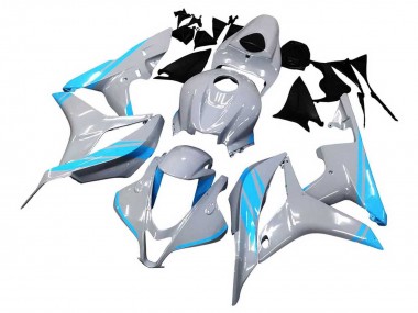 Carénages Moto Honda CBR600RR 2007-2008 - Gris Brillant Bleu Clair Vendre