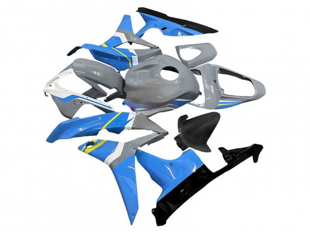 Carénages Moto Honda CBR600RR 2007-2008 - Nardo Gris Bleu Blanc Noir Brillant