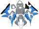 Carénages Moto Honda CBR600RR 2007-2008 - Nardo Gris Bleu Blanc Noir Brillant