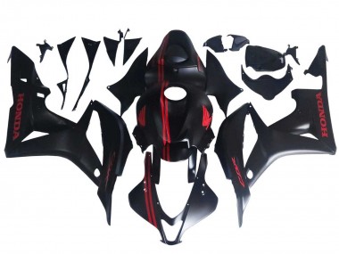 Carénages Moto Honda CBR600RR 2007-2008 - Noir Mat Rouge Vendre