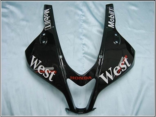 Carénages Moto Honda CBR600RR 2007-2008 - Noir Brillant Blanc West