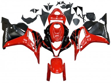 Carénages Moto Honda CBR600RR 2009-2012 - Rouge Noir Brillant Noir Mat Bande Vendre