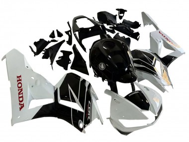 Kits Carénage Moto Honda CBR600RR 2013-2023 - Blanc Noir Brillant Vendre