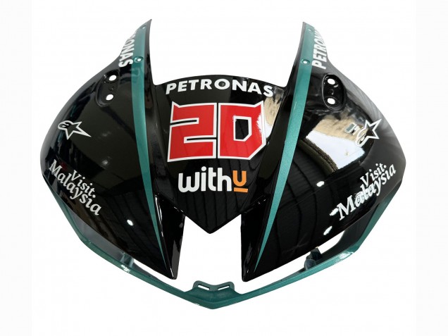 Carénage Moto Honda CBR600RR 2013-2023 - Bleu Sarcelle Noir Brillant Petronas 20
