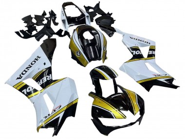 Carénages Moto Honda CBR600RR 2013-2023 - Blanc Or Noir Brillant Repsol Vendre