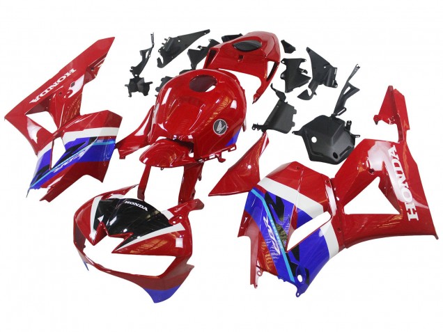 Carénages Moto Honda CBR600RR 2013-2023 - Rouge Bleu
