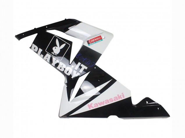 Carénages Moto Kawasaki ZX10R 2004-2005 - Noir Rose Blanc Playboy Motul