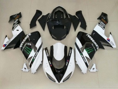 Carénages Moto Kawasaki ZX10R 2004-2005 - Vert Rouge Noir Vendre