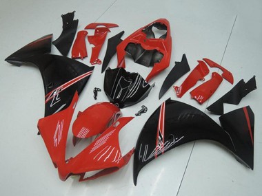 Carénages Moto Yamaha YZF R1 2012-2014 - Rouge Noir Brillant Vendre