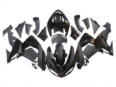 Carénages Moto Kawasaki ZX10R 2006-2007 - Noir Mat Noir Brillant Vendre
