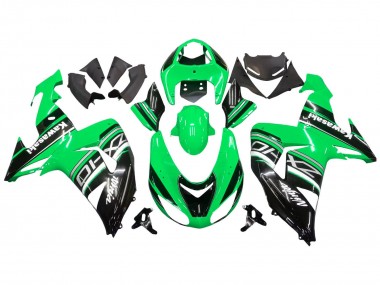 Kits Carénage Moto Kawasaki ZX10R 2006-2007 - Vert Blanc Noir Vendre