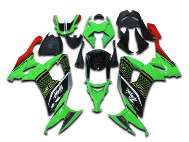 Carénages Moto Kawasaki ZX10R 2006-2007 - Vert Rouge Noir Vendre