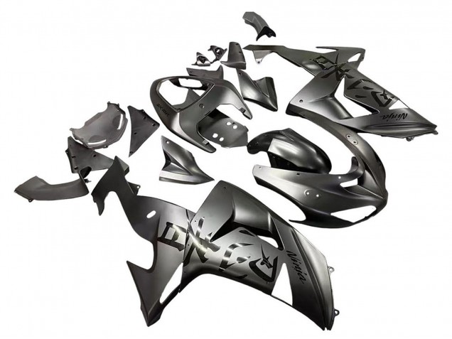 Carénages Moto Kawasaki ZX10R 2006-2007 - Gris Mat