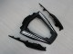 Carénages Moto Kawasaki ZX10R 2011-2015 - Noir Brillant Blanc Elf Neige Décalque