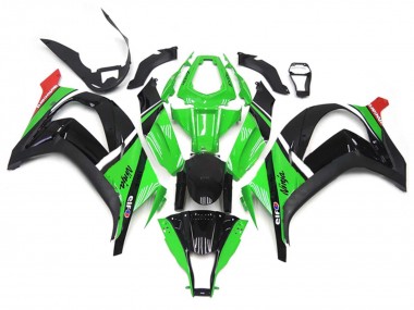 Carénages Moto Kawasaki ZX10R 2011-2015 - Vert Noir Blanc Rouge Vendre