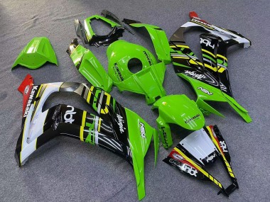 Carénages Moto Kawasaki ZX10R 2011-2015 - Vert Jaune Blanc Noir Rouge Pirelli Vendre