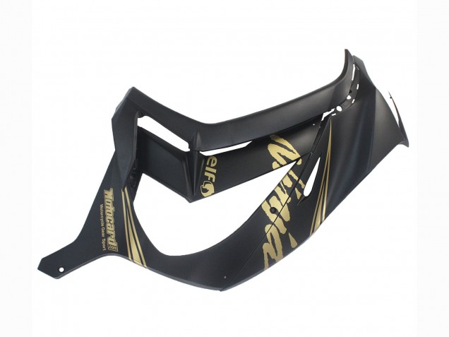 Carénages Moto Kawasaki ZX10R 2011-2015 - Noir Mat Or Neige Elf