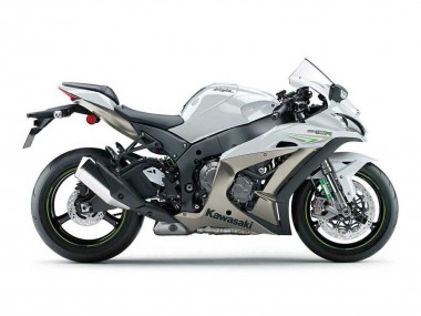 Carénages Moto Kawasaki ZX10R 2016-2020 - Blanc Vert Perle Vendre