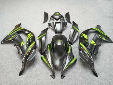 Carénages Moto Kawasaki ZX10R 2016-2020 - Noir Mat Vert Vendre