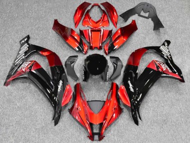 Carénages Moto Kawasaki ZX10R 2016-2020 - Rouge Noir Brillant Vendre
