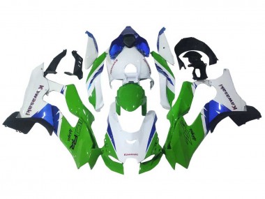 Carénages Moto Kawasaki ZX10R 2021-2025 - Blanc Vert Bleu Noir Vendre
