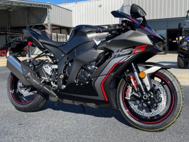 Carénages Moto Kawasaki ZX10R 2021-2025 - Noir Gris Rouge Vendre