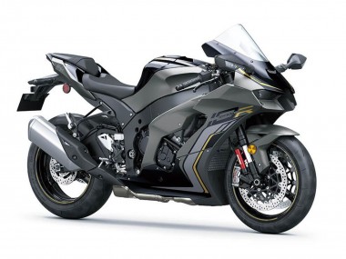 Carénages Moto Kawasaki ZX10R 2021-2025 - Noir Gris Or Vendre