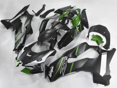 Carénages Moto Kawasaki ZX10R 2021-2025 - Noir Mat Vert Blanc Vendre