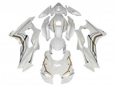 Carénages Moto Kawasaki ZX10R 2021-2025 - Blanc Or Vendre