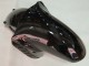 Carénage Moto Kawasaki ZX14R ZZR1400 2006-2011 - Noir Brillant Vert Flamme