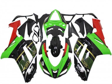 Carénage Moto Kawasaki ZX6R 2007-2008 - Vert Noir Vendre