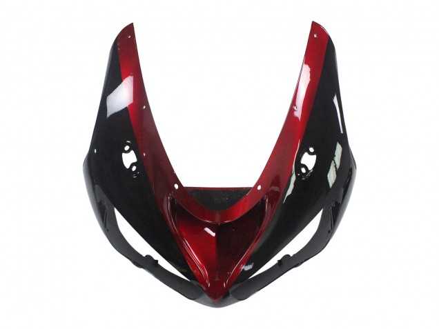 Carénage Moto Kawasaki ZX6R 2005-2006 - Rouge Noir Brillant
