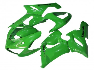 Carénages Moto Kawasaki ZX6R 2005-2006 - Vert Vendre