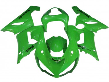 Carénages Moto Kawasaki ZX6R 2005-2006 - Vert Vendre