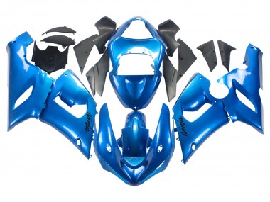 Carénages Moto Kawasaki ZX6R 2005-2006 - Bleu Brillant Vendre