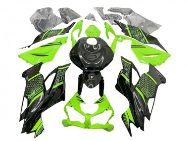 Carénages Moto Kawasaki ZX6R 2019-2022 - Vert Noir Rayon de Miel Vendre
