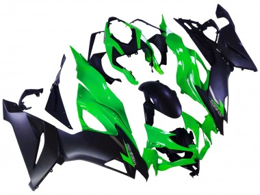 Carénages Moto Kawasaki ZX6R 2019-2022 - Vert Noir Mat Vendre