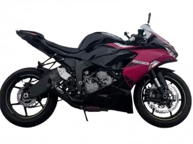 Carénages Moto Kawasaki ZX6R 2019-2022 - Noir Brillant Rose Ninja Vendre