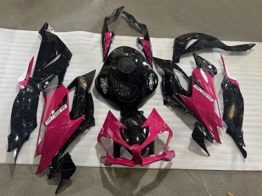 Carénages Moto Kawasaki ZX6R 2019-2022 - Noir Brillant Rose Ninja Vendre