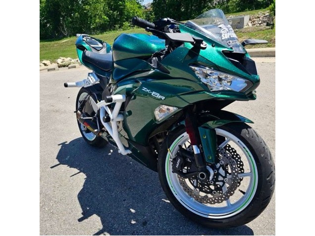 Carénages Moto Kawasaki ZX6R 2019-2022 - Vert Foncé