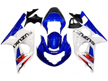 Carénages Moto Suzuki GSXR1000 2000-2002 - Blanc Bleu Rouge Vendre