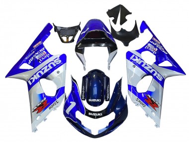 Carénages Moto Suzuki GSXR1000 2000-2002 - Bleu Blanc Argent Castrol Dunlop Vendre