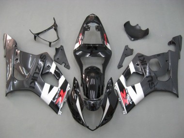 Carénages Moto Suzuki GSXR 1000 2003-2004 - Noir Brillant Blanc Gris Rouge Vendre