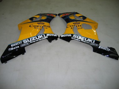 Carénages Moto Suzuki GSXR 1000 2003-2004 - Jaune Blanc Bleu Noir Corona Vendre