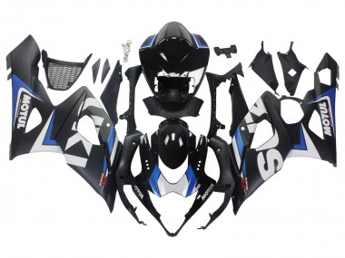 Carénages Moto Suzuki GSXR 1000 2005-2006 - Noir Bleu Blanc Motul Vendre