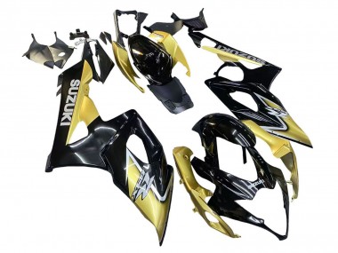 Carénages Moto Suzuki GSXR 1000 2005-2006 - Noir Or Vendre