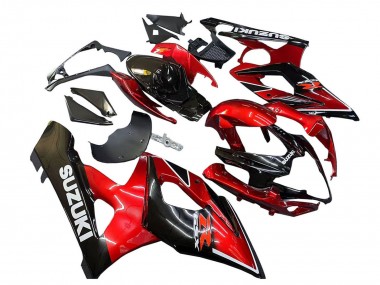 Carénages Moto Suzuki GSXR 1000 2005-2006 - Rouge Noir Brillant Vendre
