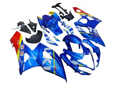 Carénages Moto Suzuki GSXR 1000 2005-2006 - Bleu Jaune Rouge Blanc Vendre